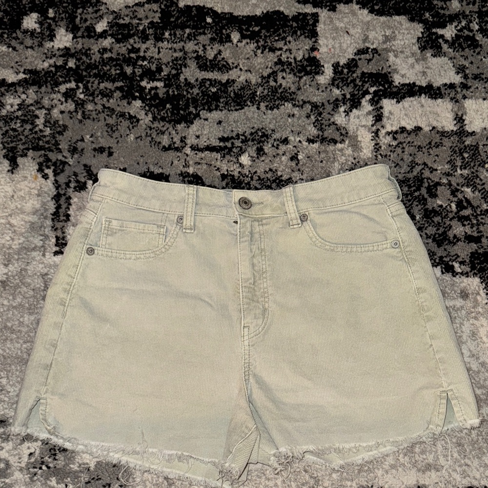 American Eagle Outfitters Women's Cream Jean Shorts
